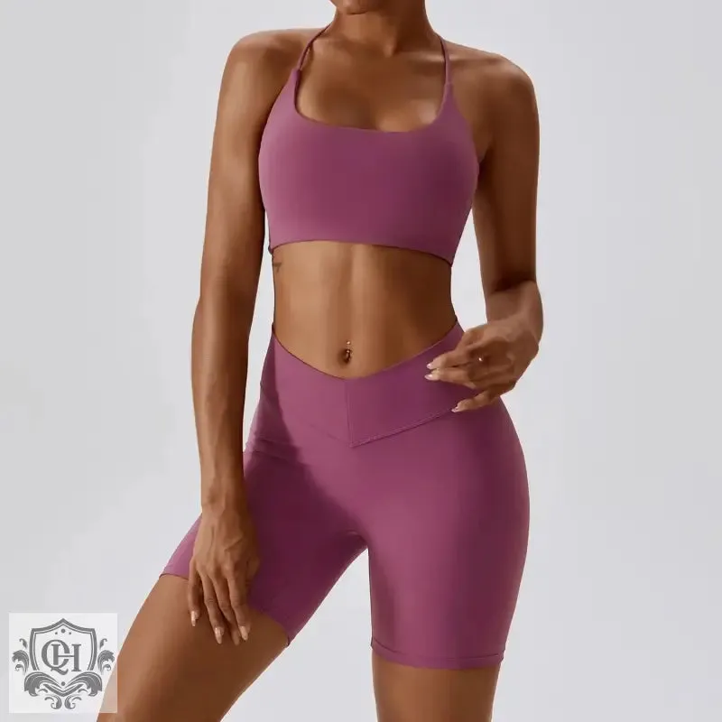 Sleek & Chic Nylon Yoga Suit