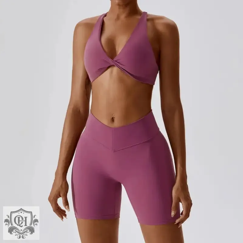 Sleek & Chic Nylon Yoga Suit