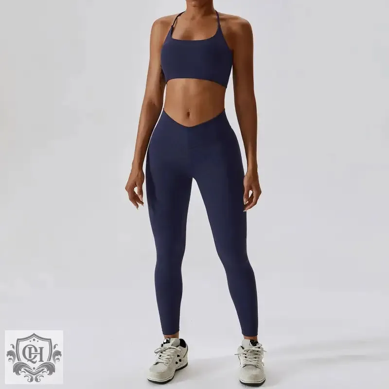 Sleek & Chic Nylon Yoga Suit