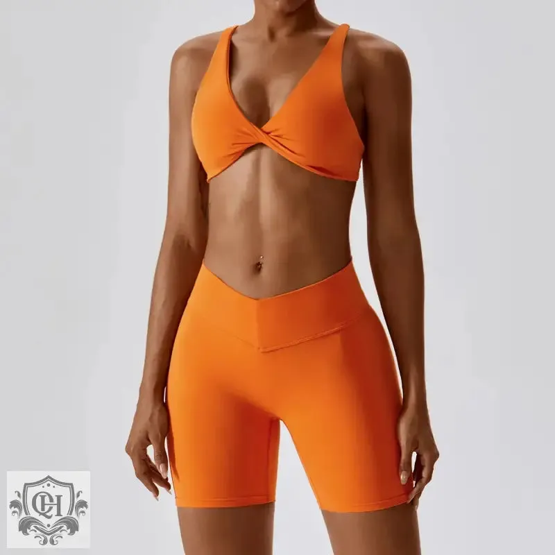 Sleek & Chic Nylon Yoga Suit