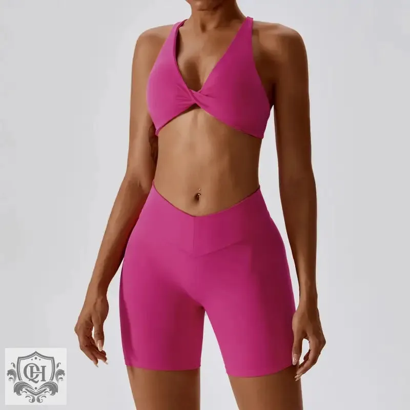 Sleek & Chic Nylon Yoga Suit