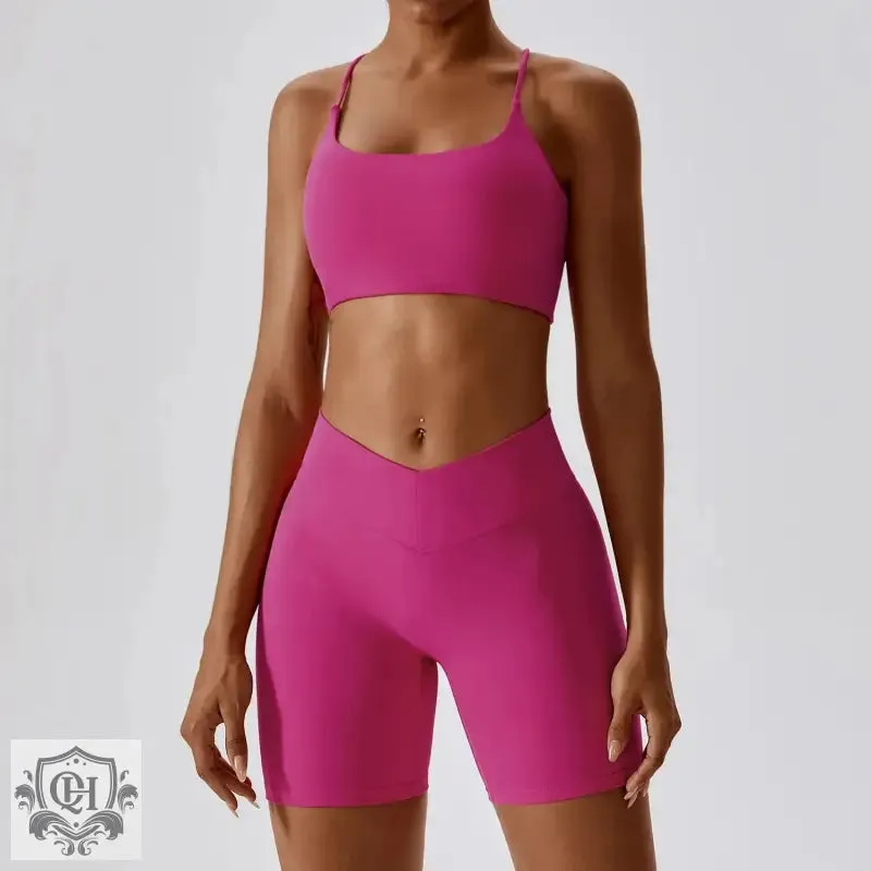 Sleek & Chic Nylon Yoga Suit