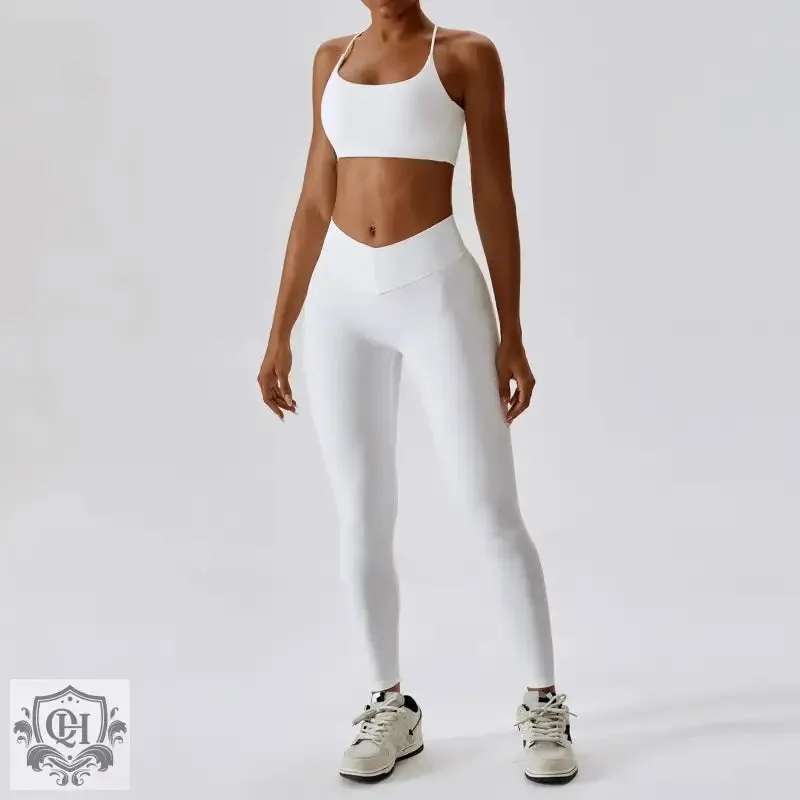 Sleek & Chic Nylon Yoga Suit