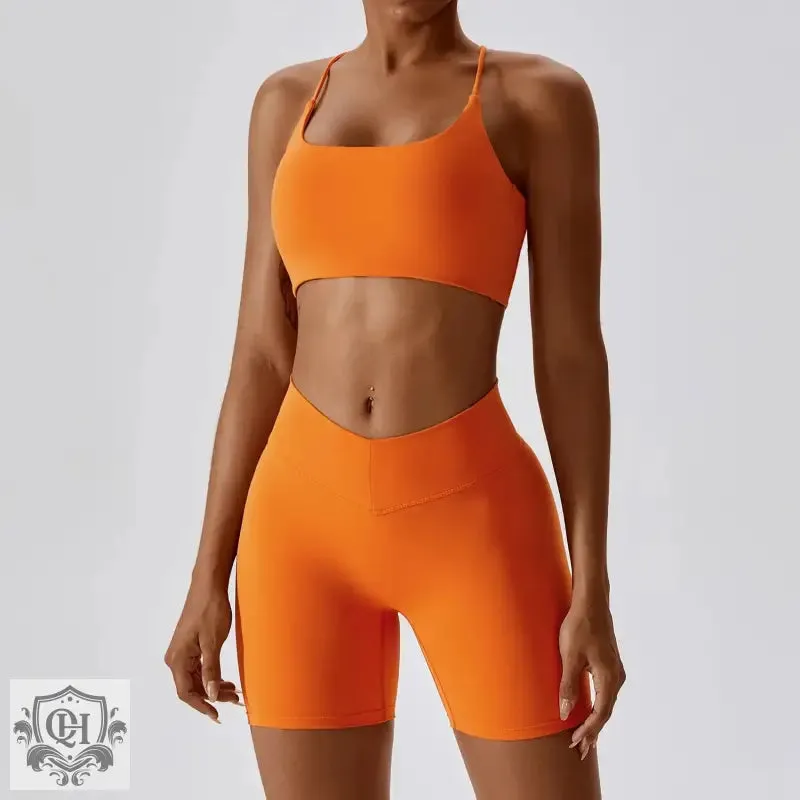 Sleek & Chic Nylon Yoga Suit