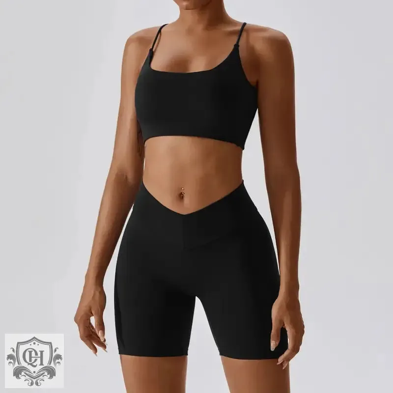 Sleek & Chic Nylon Yoga Suit