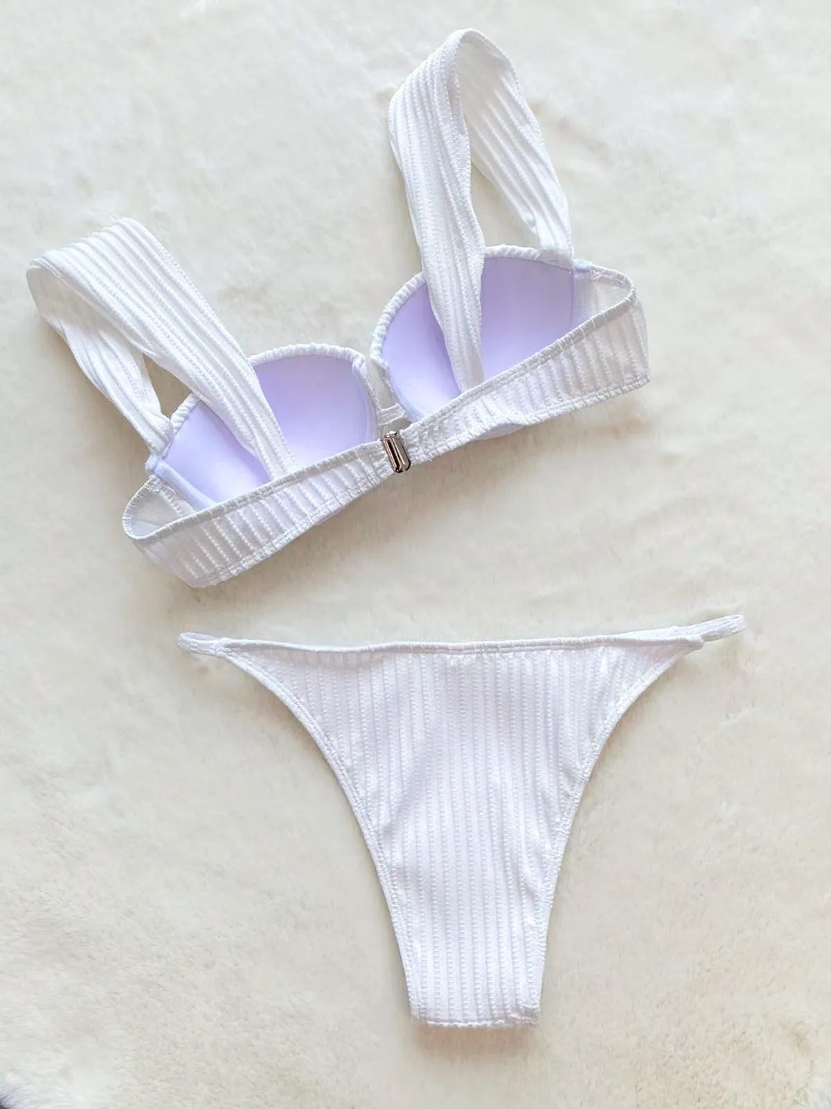 Sleek and Seductive Women's Two-Piece Swimsuit