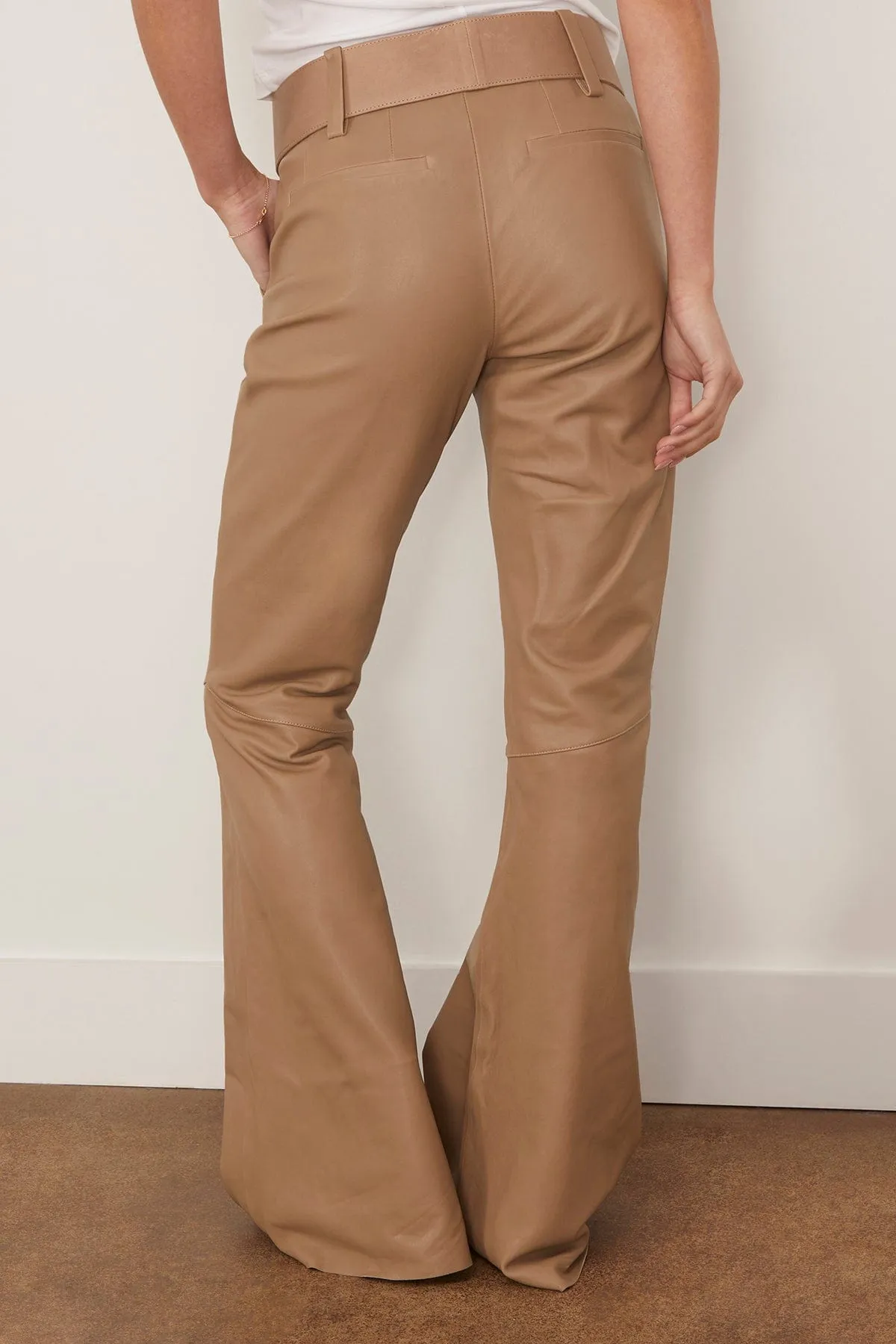 Sleek Statement III Pants in Dark Sand