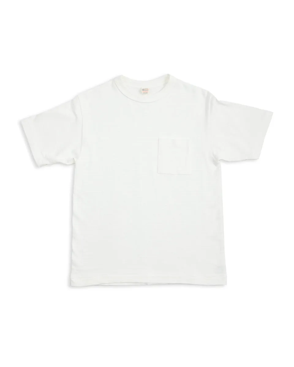 Slub Cotton Pocket Tee - Off White