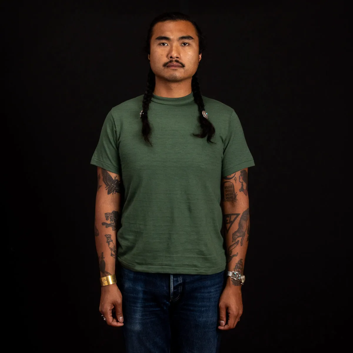 Slub Cotton Tee - Green