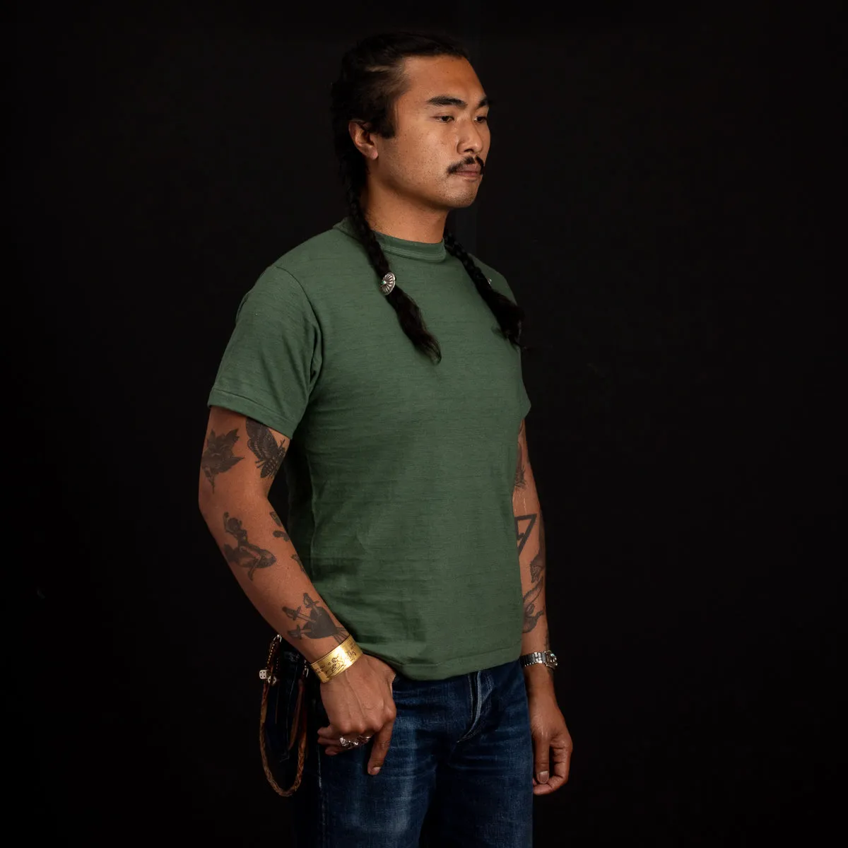 Slub Cotton Tee - Green