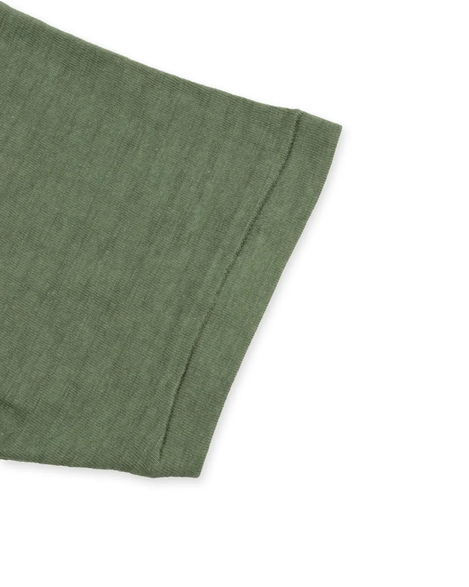 Slub Cotton Tee - Green