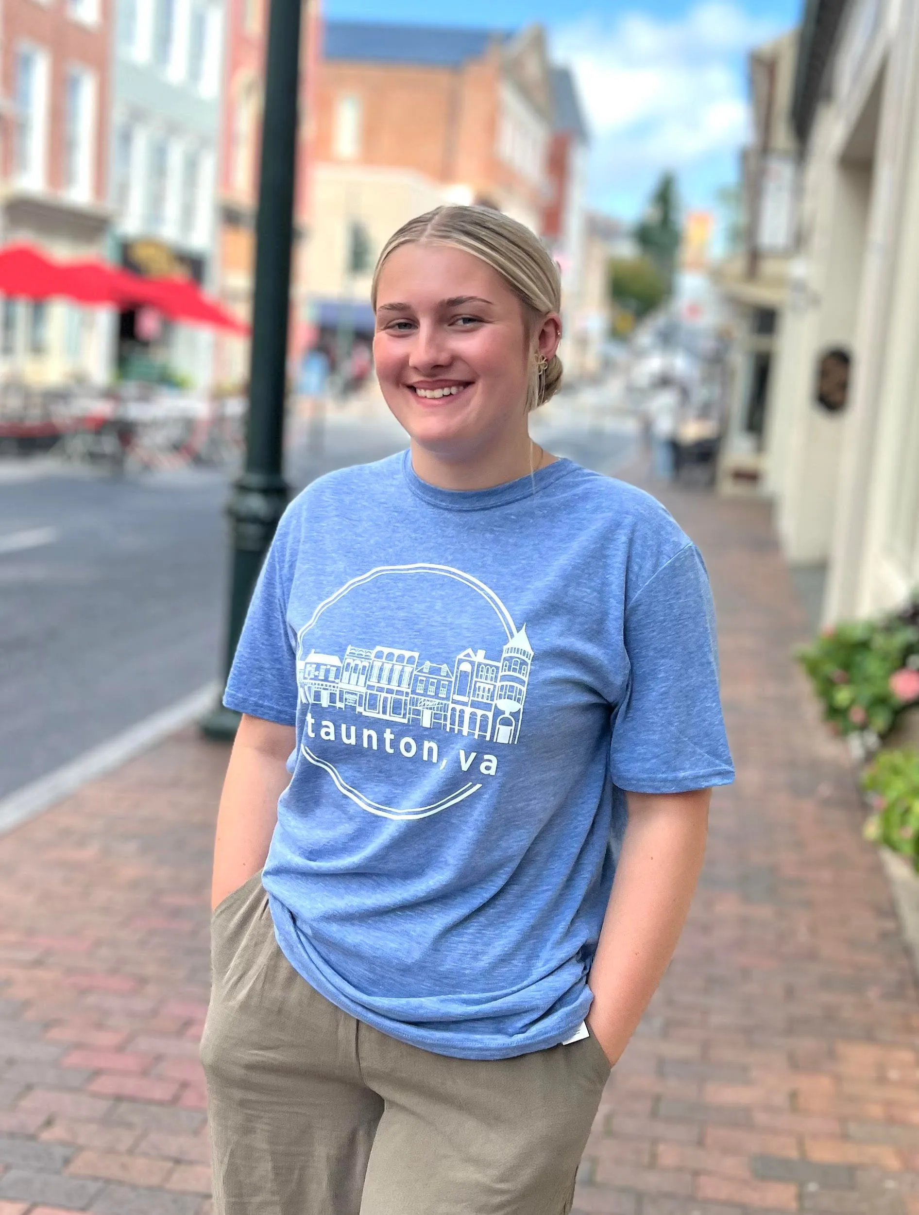 Staunton Unisex Tee - Light Blue