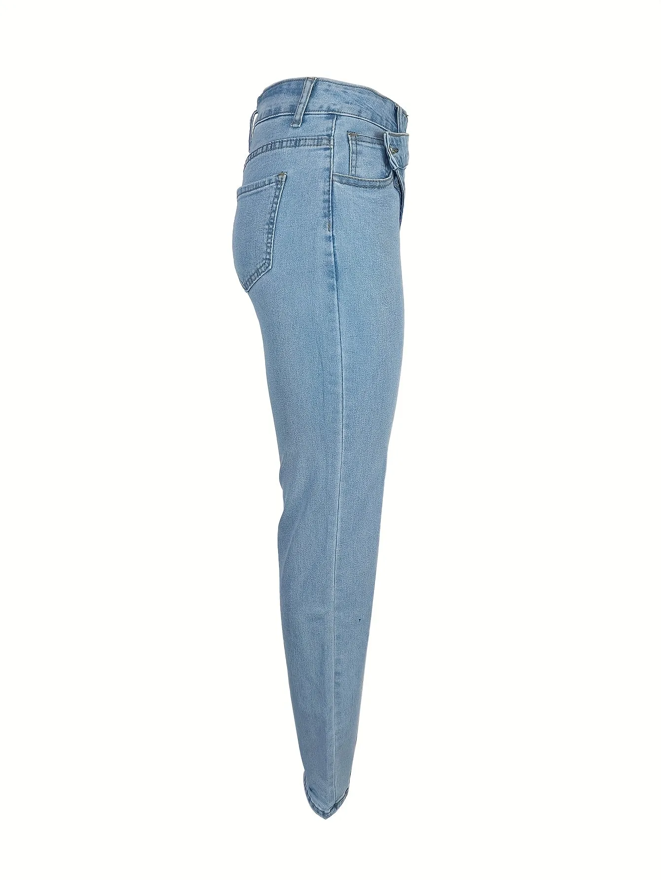 Stretch Denim Casual Style, Machine Washable Jeans
