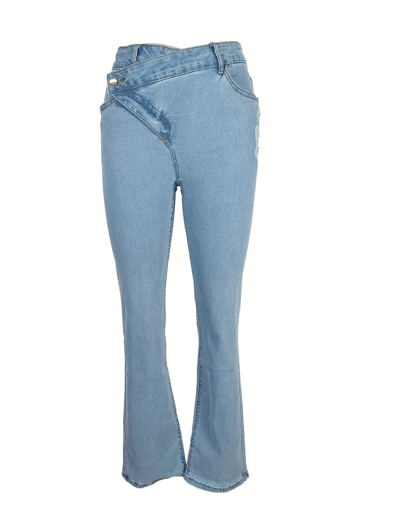 Stretch Denim Casual Style, Machine Washable Jeans