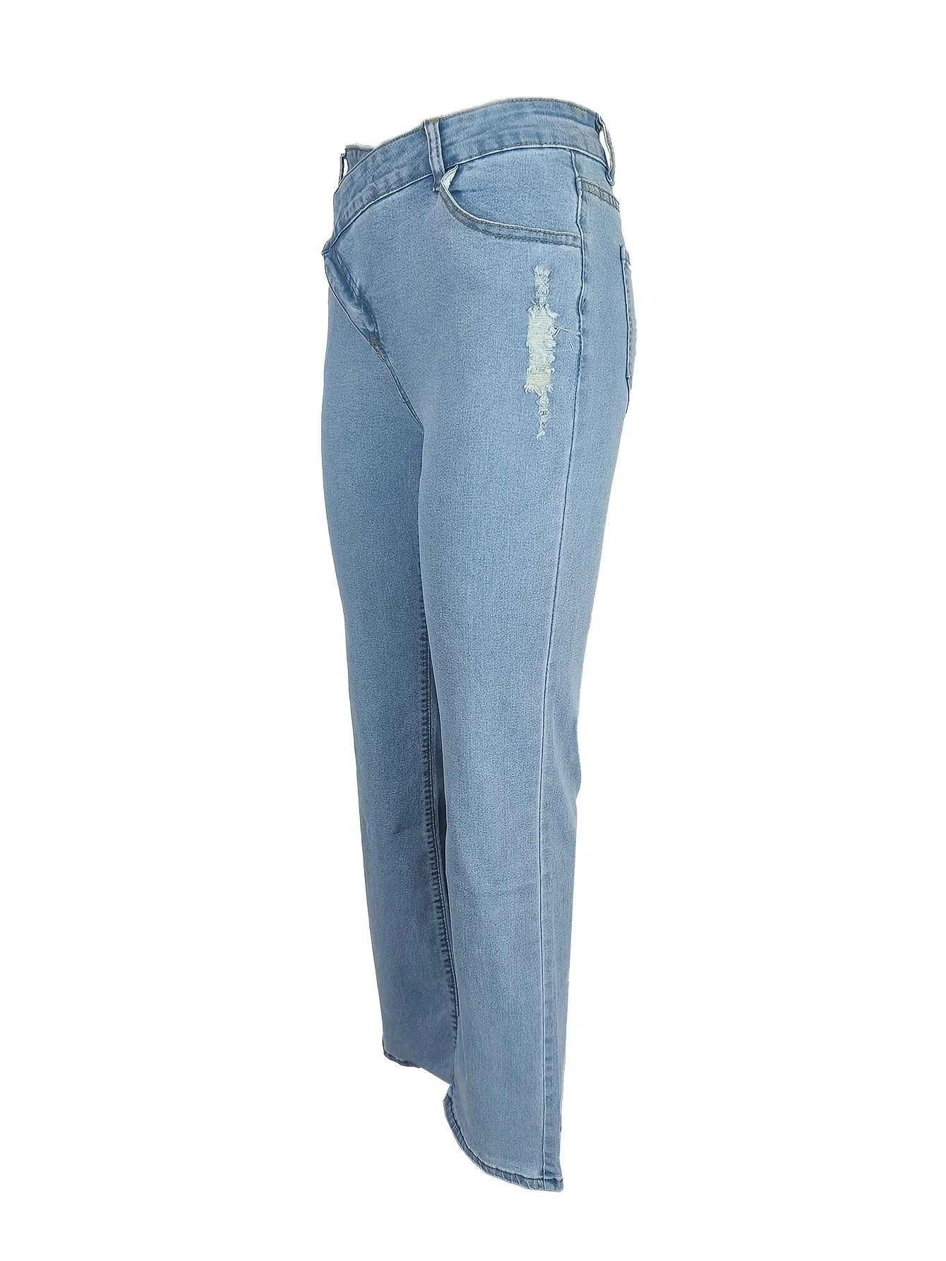 Stretch Denim Casual Style, Machine Washable Jeans