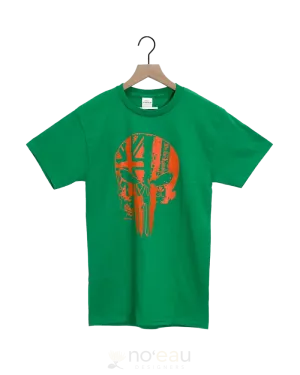 STRONGARM HAWAIIANS - Punisher Green & Orange T-Shirt