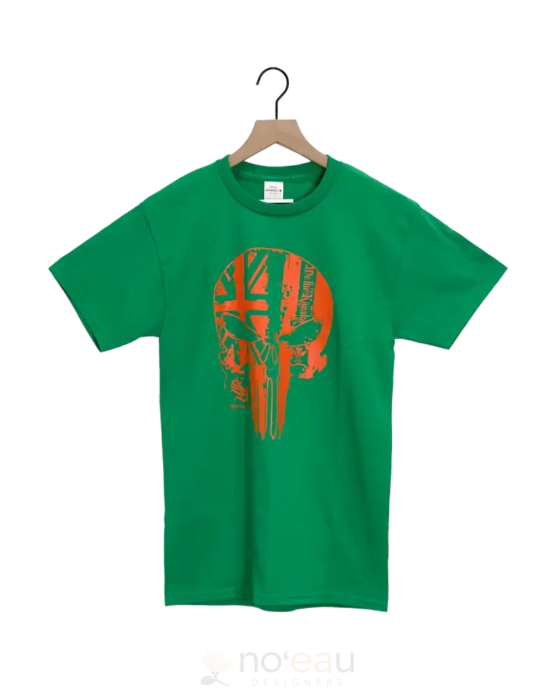STRONGARM HAWAIIANS - Punisher Green & Orange T-Shirt