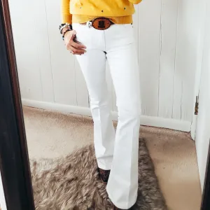 The Charley Flare Jeans in White