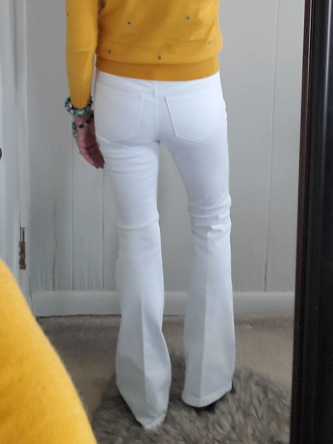 The Charley Flare Jeans in White