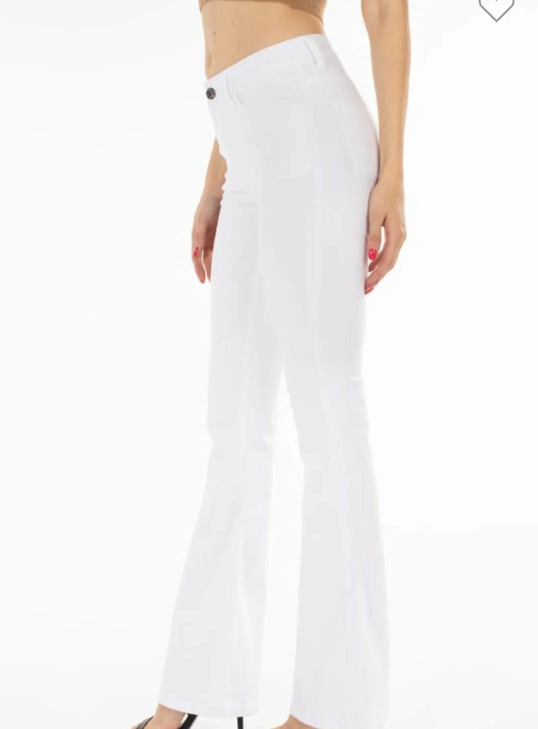 The Charley Flare Jeans in White