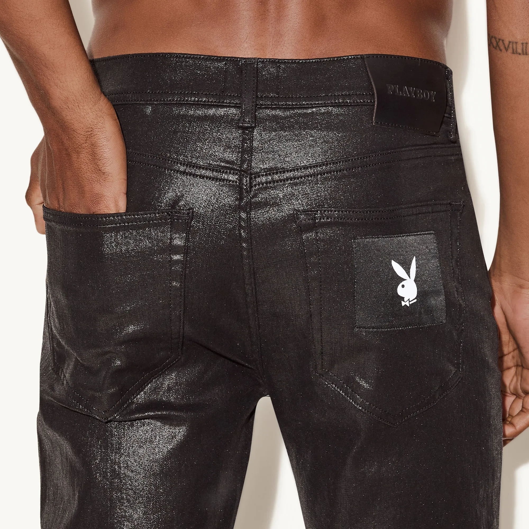 The Skinny Jean Waxed Denim