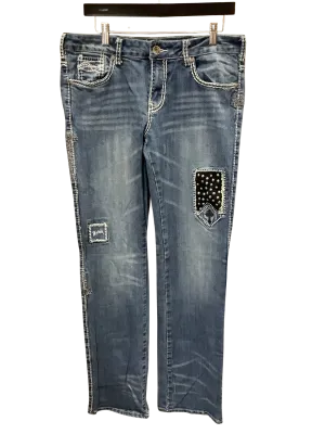 Tuff Co Women's Extra Love And Strength Jeans Blue Size: 33/37