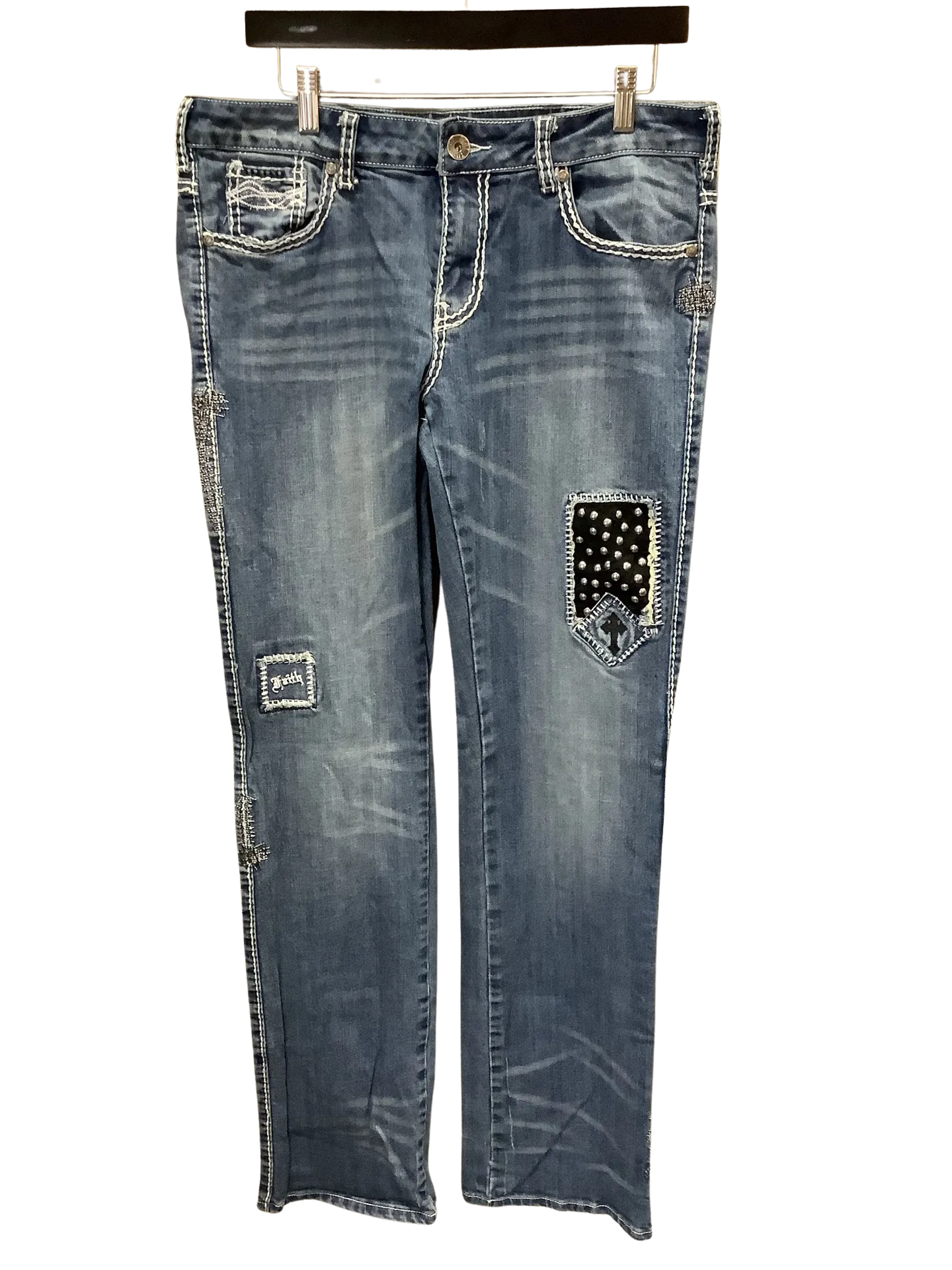 Tuff Co Women's Extra Love And Strength Jeans Blue Size: 33/37