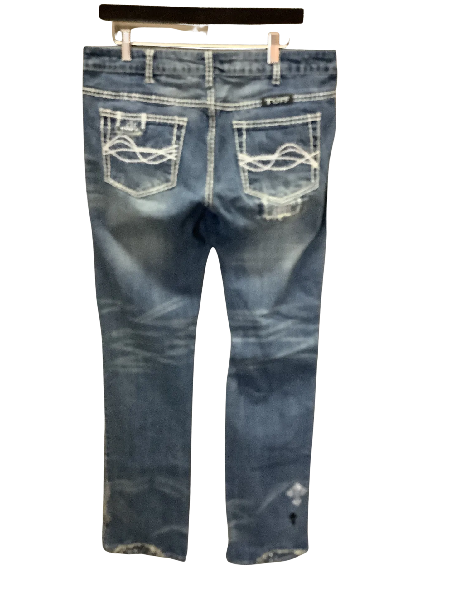 Tuff Co Women's Extra Love And Strength Jeans Blue Size: 33/37