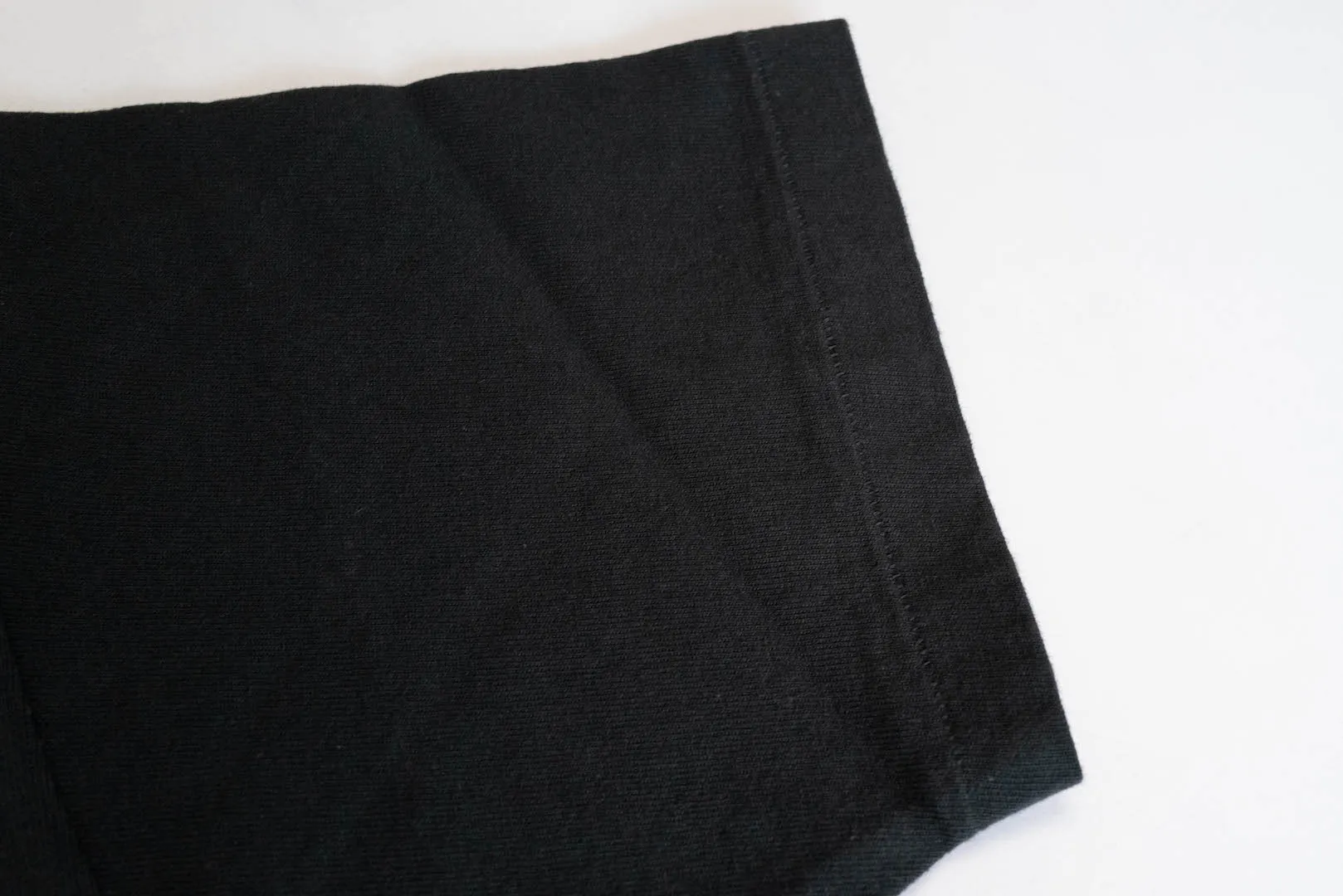 Unique Garment 7oz 'Airy' Plain Loopwheel Tee (Black)