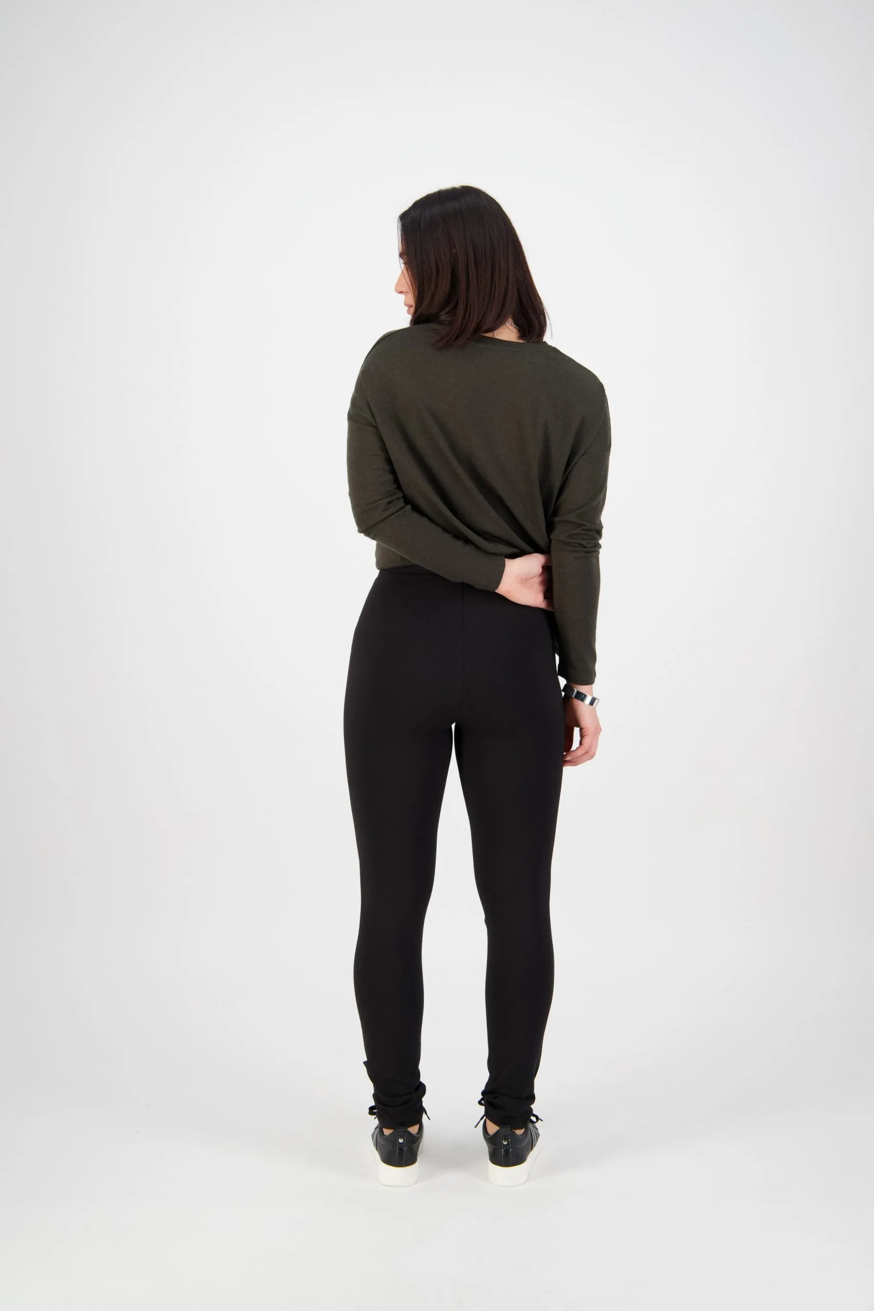 Vassalli Skinny Leg Ponti Pull On Black