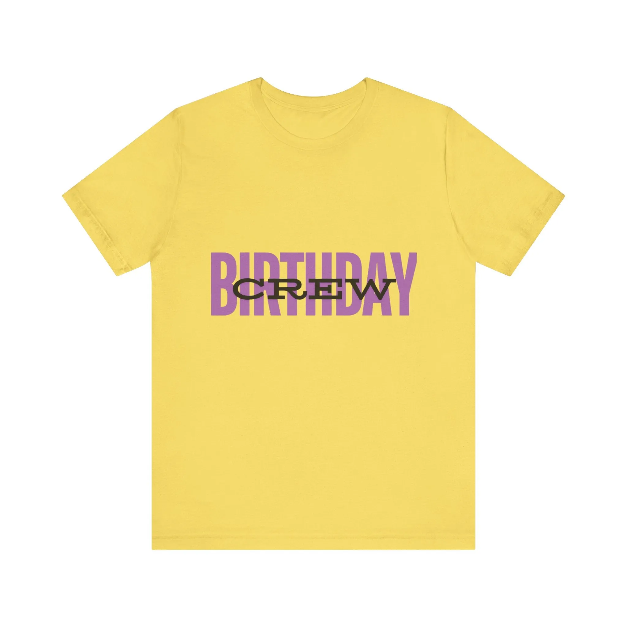 Vibrant 'Birthday Crew' Tee