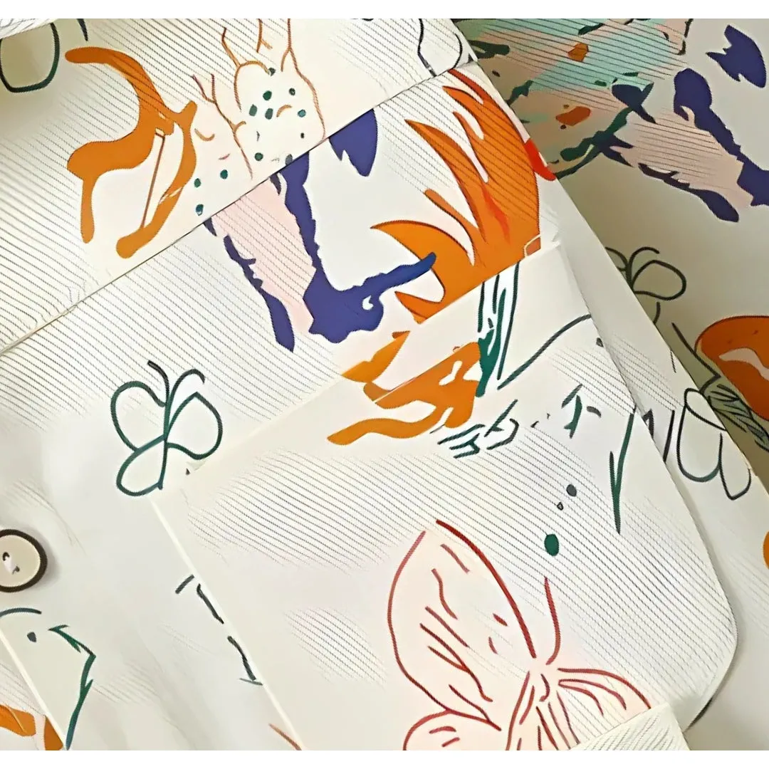 Vibrant Doodle Vibes Boys Shirt