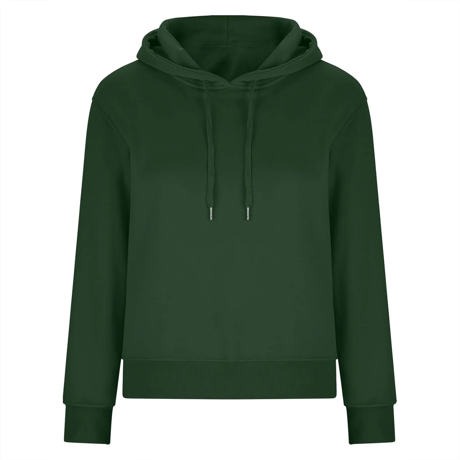 Womens Hooded Sweatshirt Fashion Solid Color Side Zipper Long Sleeves Loose Casual Pullover Oversized Hoodies Tops