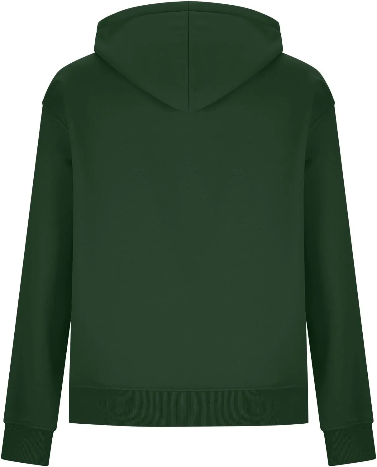 Womens Hooded Sweatshirt Fashion Solid Color Side Zipper Long Sleeves Loose Casual Pullover Oversized Hoodies Tops