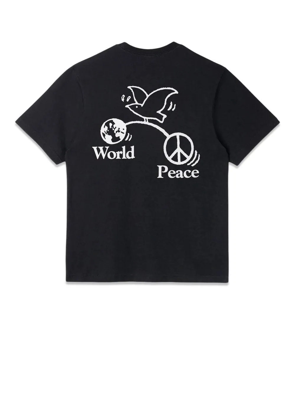 WORLD PEACE SHORT SLEEVE TEE - Black